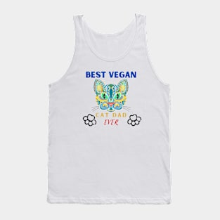 best vegan cat dad ever Tank Top